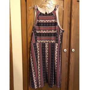 Xhilaration Patterned dress Size XXL